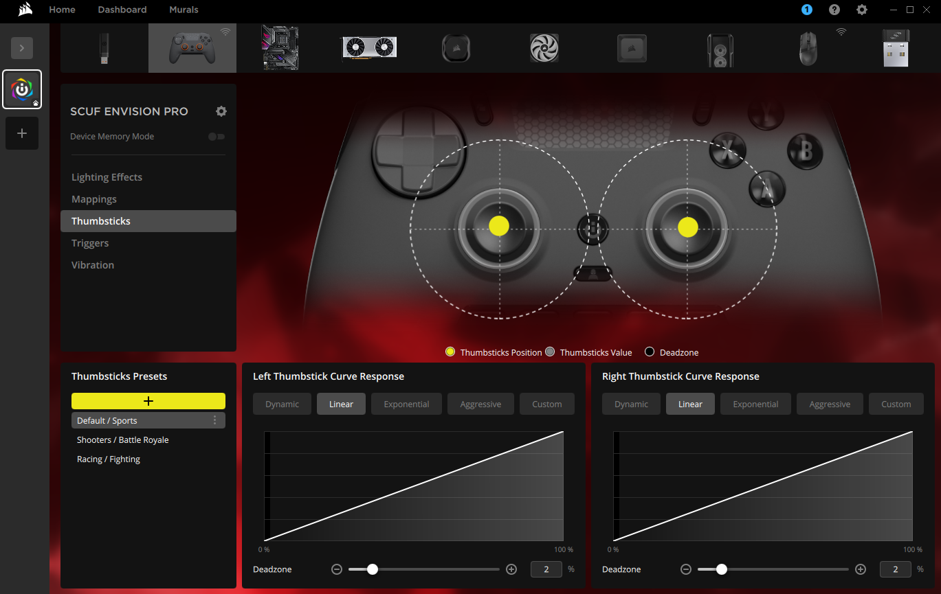 Envision Controller iCUE Overview Scuf Gaming Support