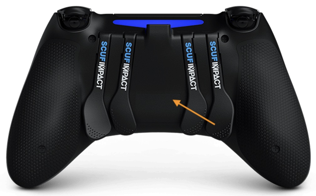 Impact seal of approval is on the back of your controller  